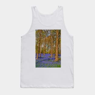 Bluebell Woods Greys Court Oxfordshire England Tank Top